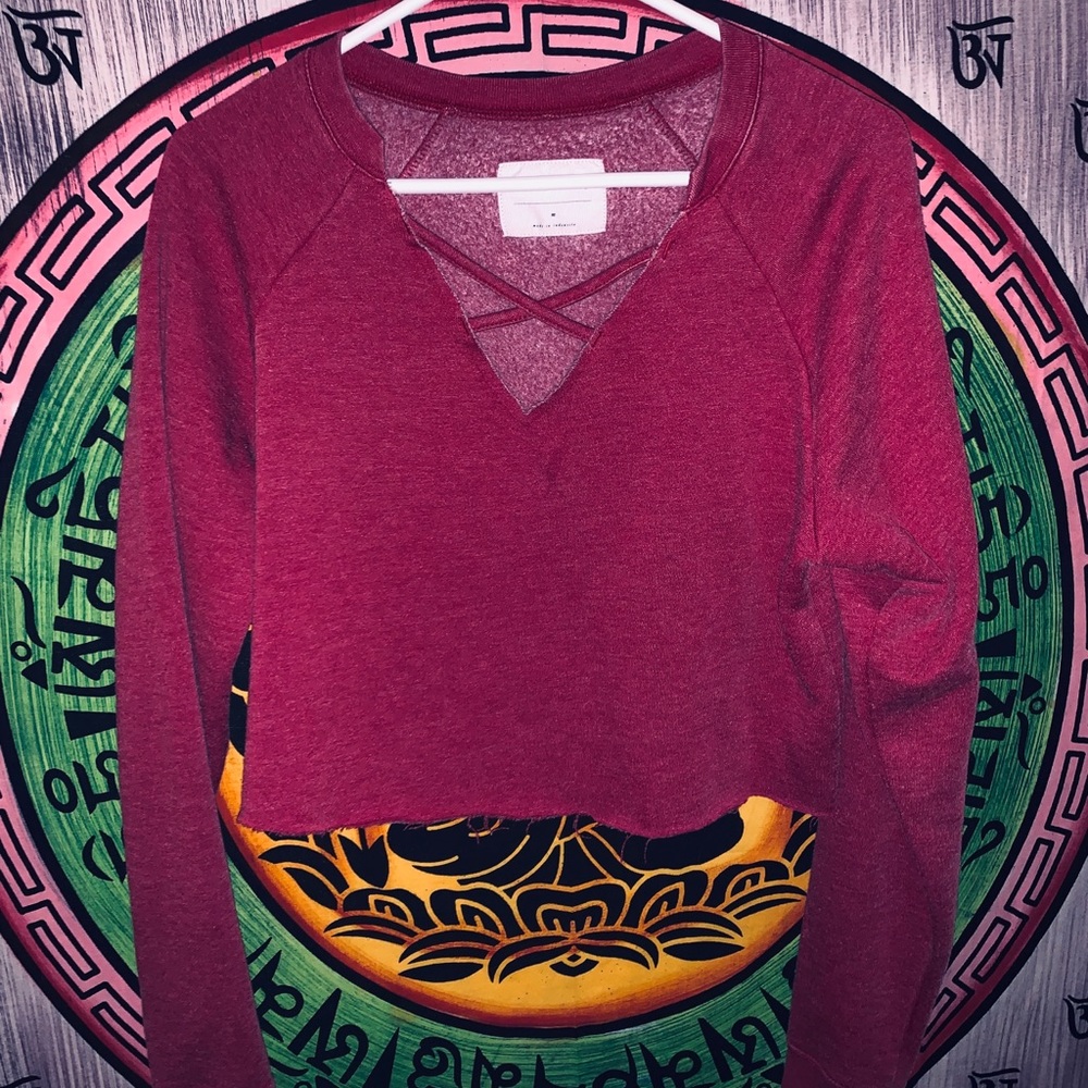 Cropped hoodie